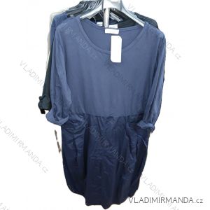 Lässiges Sommerkleid mit kurzen Ärmeln für Damen VIOLA (S/M/L EINHEITSGRÖSSE) ITALIAN FASHION IMSM25022