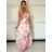 Kurzärmliges Sommer-Freizeitkleid für Damen (S/M/L EINHEITSGRÖSSE) ITALIAN FASHION IMWGB25022
