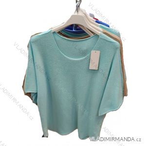 Lässiges Sommerkleid mit kurzen Ärmeln für Damen VIOLA (S/M/L EINHEITSGRÖSSE) ITALIAN FASHION IMSM25022