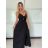 Elegantes Hemd Langarm Damen Kleid (S / M ONE SIZE) ITALIAN FASHION IMWY21734 S / M / L schwarz