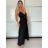 Elegantes Hemd Langarm Damen Kleid (S / M ONE SIZE) ITALIAN FASHION IMWY21734 S / M / L schwarz