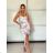 Elegantes Hemd Langarm Damen Kleid (S / M ONE SIZE) ITALIAN FASHION IMWY21734 XS/S/M lila