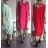 Tunika Kleid Kurzarm Damen (uni sl) ITALIENISCHE Mode IM917009
