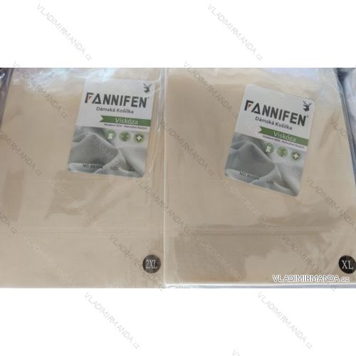 Baumwollhemd für Damen mit kurzen Ärmeln (M-2XL)PES25BX504
