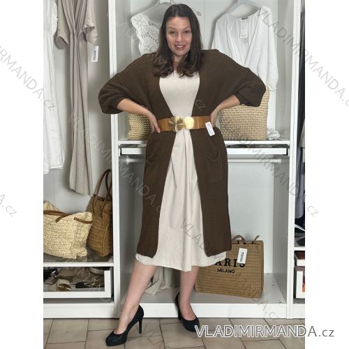 Langärmlige Strickjacke für Damen (XS/S/M/L/XL ONE SIZE) ITALIAN FASHION IMD22899