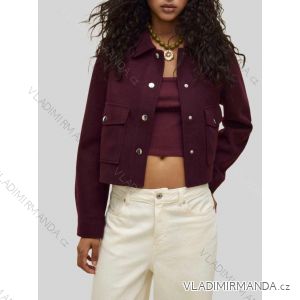 Jacke dünne lange Ärmel Frauen (UNI XS-M) ITALIENISCHE MODE IM120049