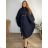 Lange Damen Fleecejacke (SML-XL) ITALIAN FASHION IMD211106