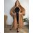 Lange Damen Fleecejacke (SML-XL) ITALIAN FASHION IMD211106