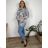 Baumwoll-Hoodigan für Damen (UNI SM) ITALIAN FASHION IMD20368
