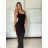 Kurzärmliges Sommer-Freizeitkleid für Damen (S/M/L EINHEITSGRÖSSE) ITALIAN FASHION IMWGB25022 -   schwarz -   S / M
