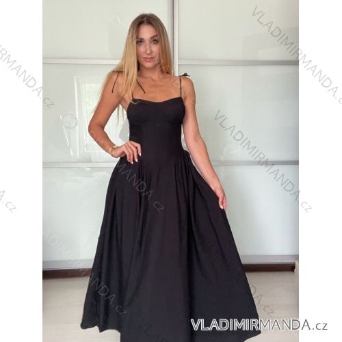 Sommerkleid mit Trägern Damen (S / M ONE SIZE) ITALIAN FASHION IM722103