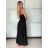 Sommerkleid mit Trägern Damen (S / M ONE SIZE) ITALIAN FASHION IM722103 -   růžová světlá -   S / M