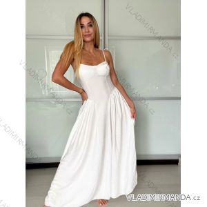Sommerkleid mit Trägern Damen (S / M ONE SIZE) ITALIAN FASHION IM722103