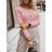 Warmes Langarm-T-Shirt für Damen (S/M/L Einheitsgröße) ITALIAN FASHION IMD25205