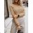 Warmes Langarm-T-Shirt für Damen (S/M/L Einheitsgröße) ITALIAN FASHION IMD25205