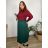 Elegante Hose mit Gürtel für Damen (S/M/L ONE SIZE) ITALIAN FASHION IM425057  Smaragdgrün