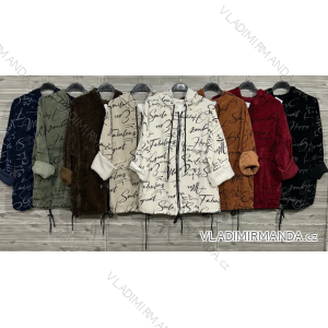Übergroßer gestrickter Langarmpullover für Damen (S/M EINHEITSGRÖSSE) ITALIAN FASHION IMSN2416125
