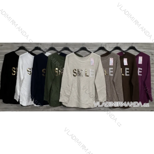 Damen-Strickpullover mit langen Ärmeln (Einheitsgröße S/M) ITALIAN FASHION IMWDT23005