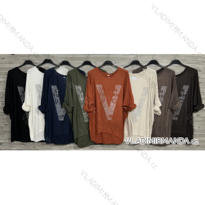 Damen-Strickpullover mit langen Ärmeln (Einheitsgröße S/M) ITALIAN FASHION IMWDT23005