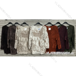 Damen-Strickpullover mit langen Ärmeln (Einheitsgröße S/M) ITALIAN FASHION IMWDT23005