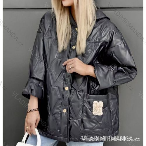 Jacke dünne lange Ärmel Frauen (UNI XS-M) ITALIENISCHE MODE IM120049
