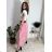 Chiffon Rock Long Ladies (uni sl) ITALIENISCHER MODUS IM319678 S/M hellrosa