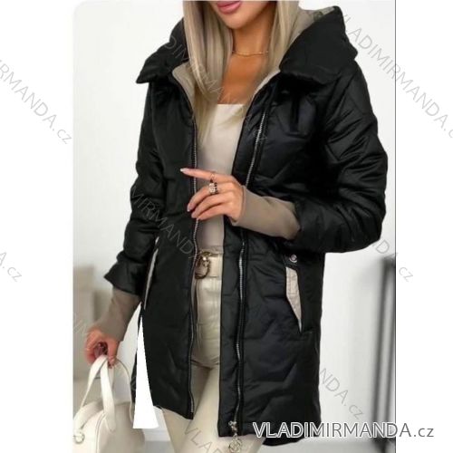 Jacke dünne lange Ärmel Frauen (UNI XS-M) ITALIENISCHE MODE IM120049