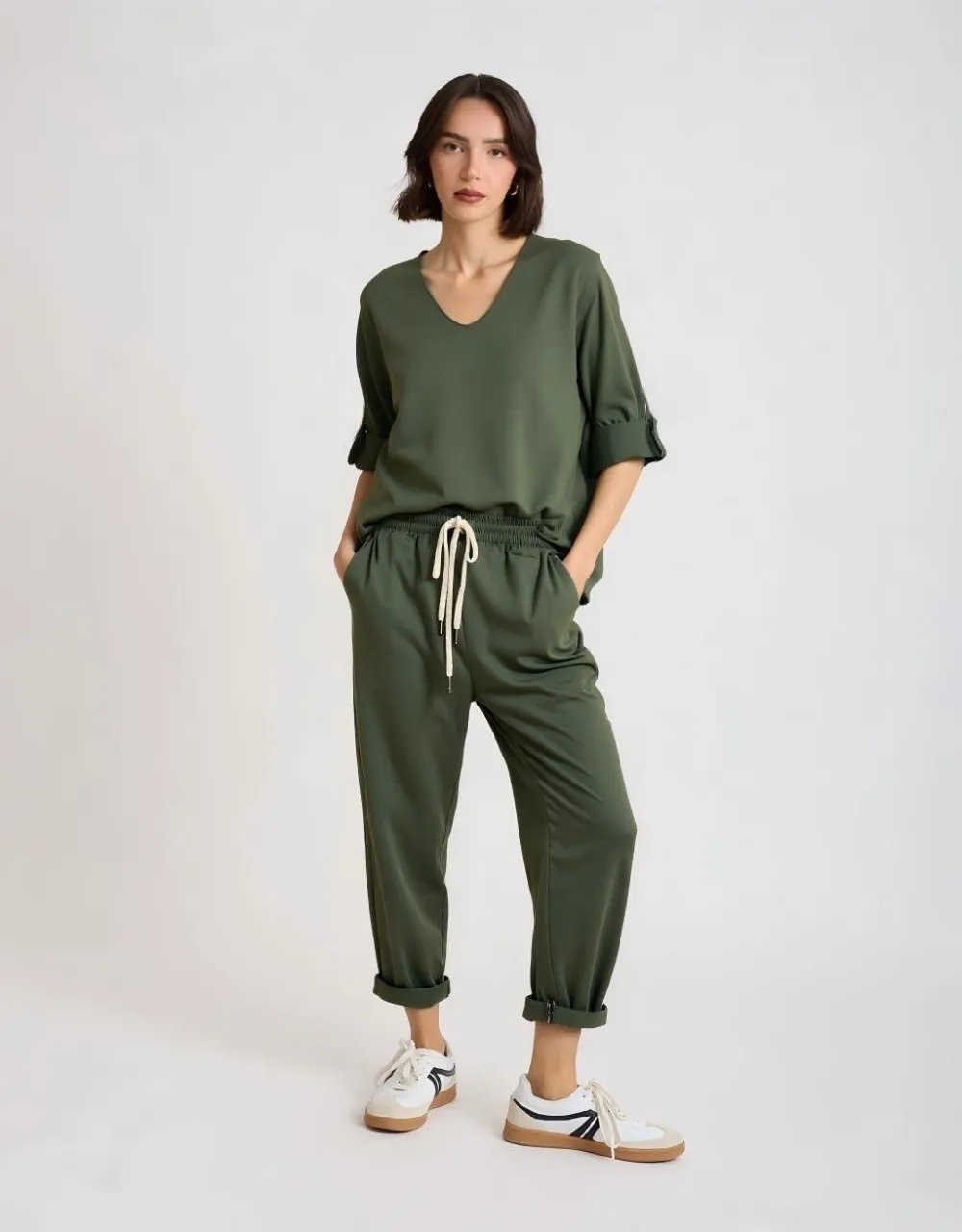 Mittellanger Damenrock (Einheitsgröße S/M) ITALIAN FASHION IMM23HG3154
