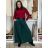 Elegante Hose mit Gürtel für Damen (S/M/L Einheitsgröße) ITALIAN FASHION IMSM25DEVONE S / M / L Smaragdgrün