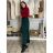 Elegante Hose mit Gürtel für Damen (S/M/L Einheitsgröße) ITALIAN FASHION IMSM25DEVONE S / M / L Smaragdgrün