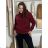 Langärmlige Bomberjacke für Damen (Einheitsgröße S/M/L) ITALIAN FASHION IMWD23470 S / M / L braun