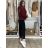 Langärmlige Bomberjacke für Damen (Einheitsgröße S/M/L) ITALIAN FASHION IMWD23470 S / M / L braun