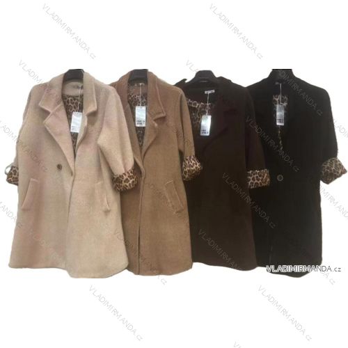 Langärmliges, leichtes Damen-Kapuzensweatshirt mit Reißverschluss, übergroß (52/54/56 ONE SIZE) ITALIAN FASHION IMC25359