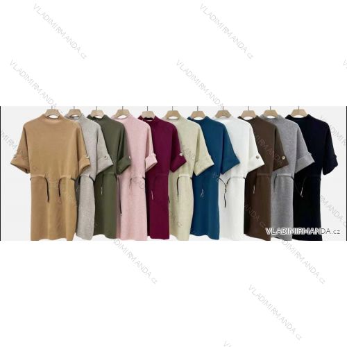 Langärmliges, leichtes Damen-Kapuzensweatshirt mit Reißverschluss, übergroß (52/54/56 ONE SIZE) ITALIAN FASHION IMC25359
