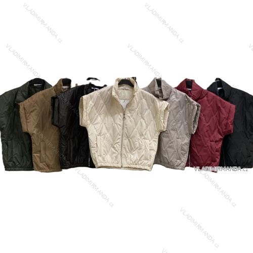 Langärmliges, leichtes Damen-Kapuzensweatshirt mit Reißverschluss, übergroß (52/54/56 ONE SIZE) ITALIAN FASHION IMC25359