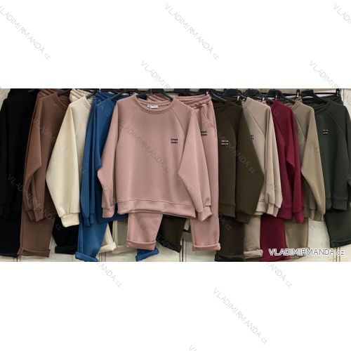 Langärmliges, leichtes Damen-Kapuzensweatshirt mit Reißverschluss, übergroß (52/54/56 ONE SIZE) ITALIAN FASHION IMC25359