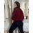 Übergroßer Langarmpullover für Damen (Einheitsgröße S/M) ITALIAN FASHION IMWCA23DH2302 S / M / L hellbeige