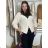 Übergroßer Langarmpullover für Damen (Einheitsgröße S/M) ITALIAN FASHION IMWCA23DH2302 S / M / L hellbeige