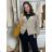 Übergroßer Langarmpullover für Damen (Einheitsgröße S/M) ITALIAN FASHION IMWCA23DH2302 S / M / L hellbeige