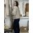 Übergroßer Langarmpullover für Damen (Einheitsgröße S/M) ITALIAN FASHION IMWCA23DH2302 S / M / L hellbeige