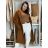 Herbstmantel mit Gürtel, lange Ärmel, Damen (S/M/L ONE SIZE) ITALIAN FASHION IMWCL252807