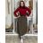 Damen Warmes Langarmkleid (L / XL ONE SIZE) ITALIAN FASHION IM421MIA