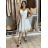 Trägerloses Partykleid für Damen aus Tüll (XS/S/M/L EINHEITSGRÖSSE) ITALIAN FASHION IMC23498