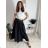 Elegante Hose mit Gürtel für Damen (S/M/L ONE SIZE) ITALIAN FASHION IM425057 -   grau -   S / M / L