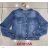Damen Jeansjacke kurz (s-2xl) MA520002 blauer Jeansstoff M