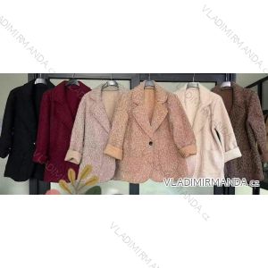 Langärmliges, leichtes Damen-Kapuzensweatshirt mit Reißverschluss, übergroß (52/54/56 ONE SIZE) ITALIAN FASHION IMC25359