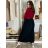 Damen Warmes Langarmkleid (L / XL ONE SIZE) ITALIAN FASHION IM421MIA