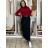 Damen Warmes Langarmkleid (L / XL ONE SIZE) ITALIAN FASHION IM421MIA