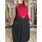 Damen Warmes Langarmkleid (L / XL ONE SIZE) ITALIAN FASHION IM421MIA