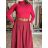 Damen Warmes Langarmkleid (L / XL ONE SIZE) ITALIAN FASHION IM421MIA